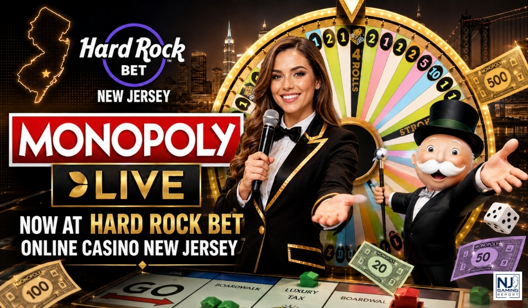 Monopoly Live Launches at Hard Rock Bet Online Casino in New Jersey