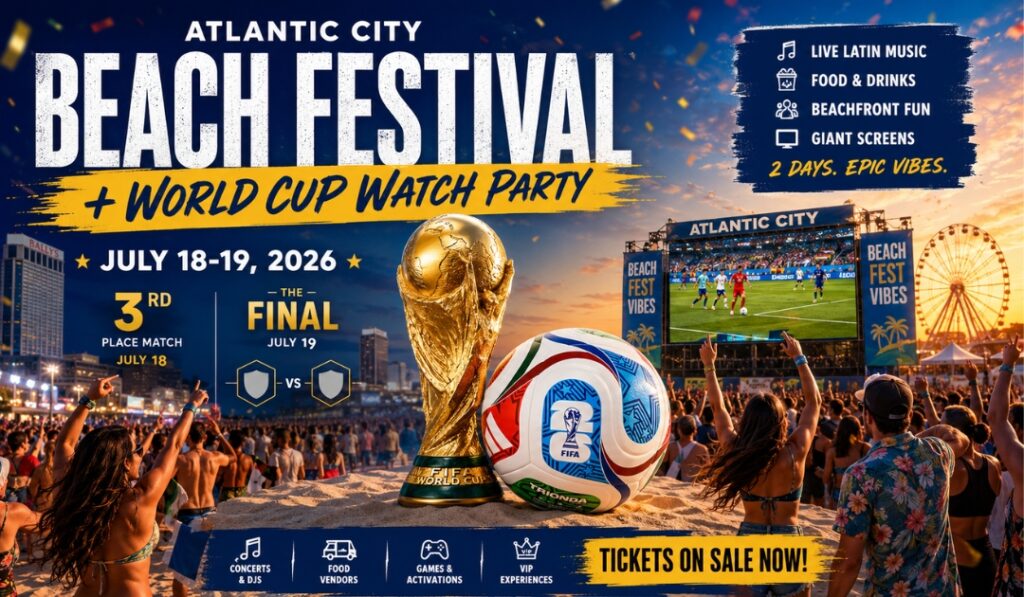Atlantic City Beach Festival World Cup Watch Party 2026
