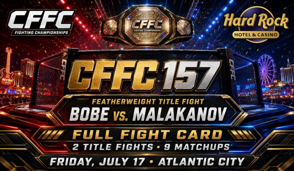 CFFC 157 Title Fight to Hard Rock Atlantic City