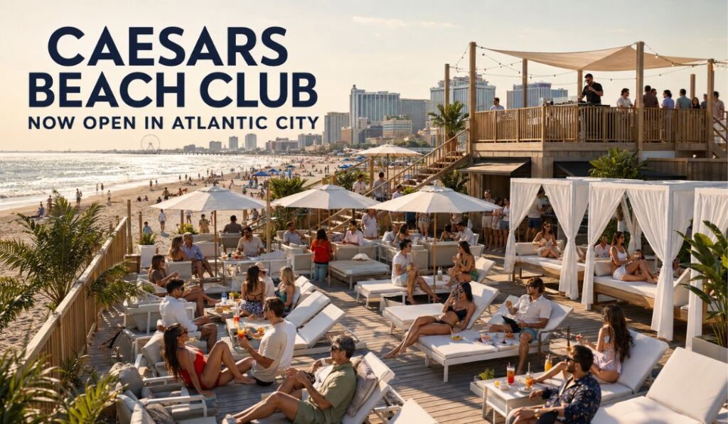 Caesars Beach Club Opens in Atlantic City
