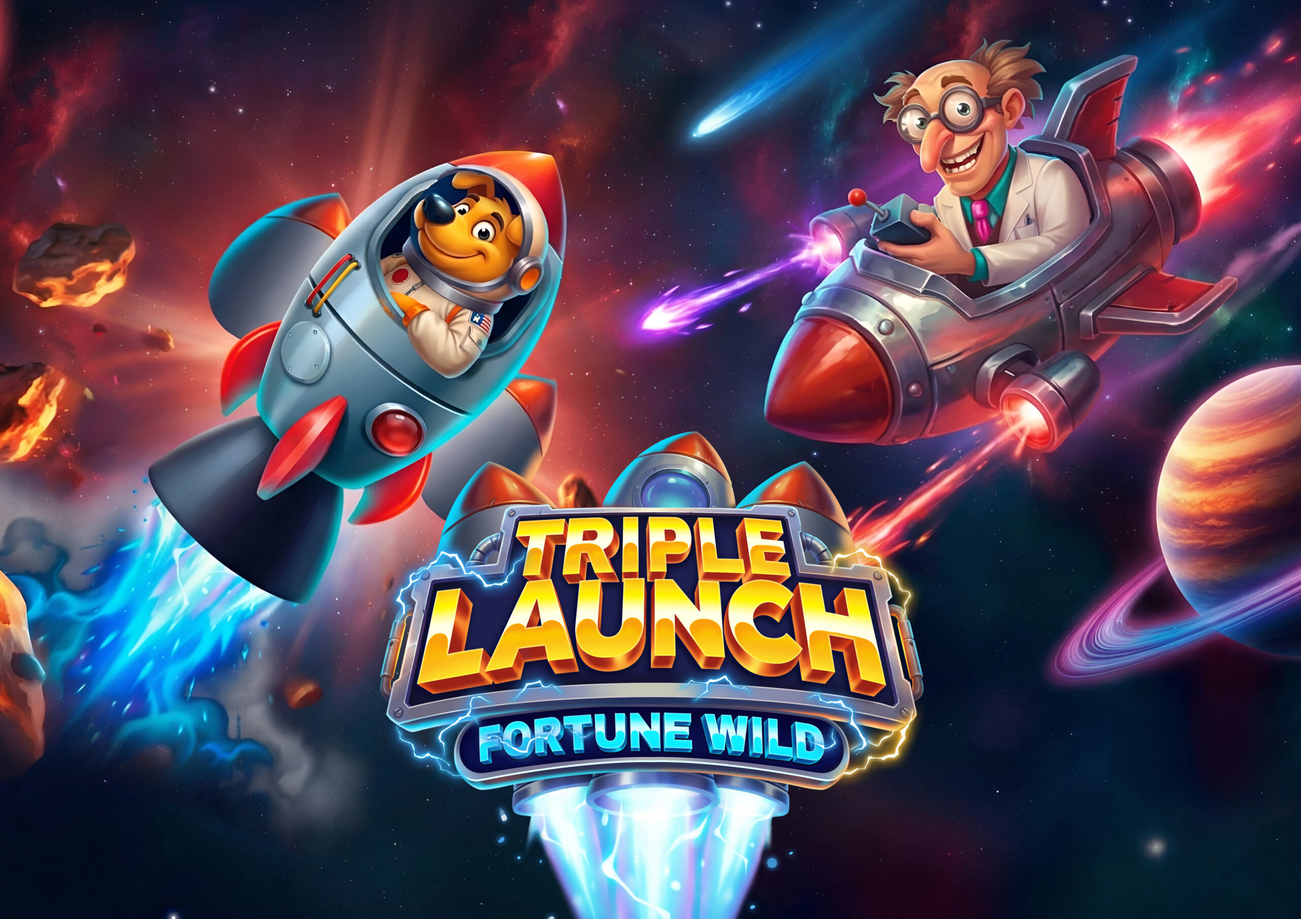 Triple Launch Fortune Wild online casino game poster